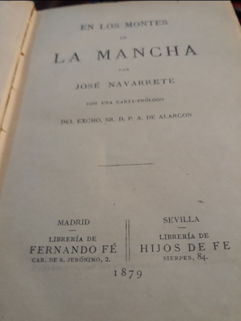 Imagen 3 del libro en los montes de la mancha