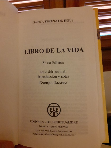 Imagen 2 del libro Santa Teresa de Jesús Libro de la Vida