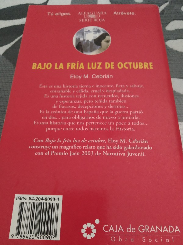 Imagen 2 del libro Bajo la fría luz de octubre