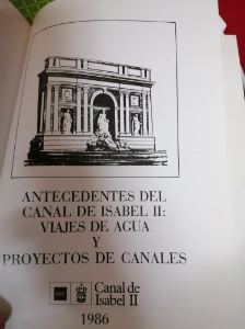 Libro de segunda mano: Antecedentes del canal de Isabel II viajes de agua y proyectos de canales 1986