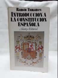 Libro de segunda mano: Introducción a la constitución española 