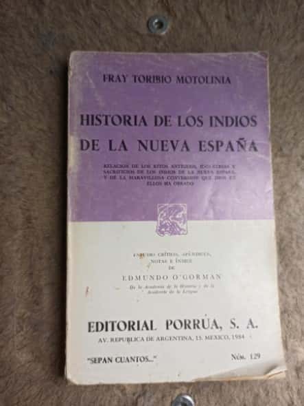 Libro de segunda mano: Historia de los indios en la Nueva España