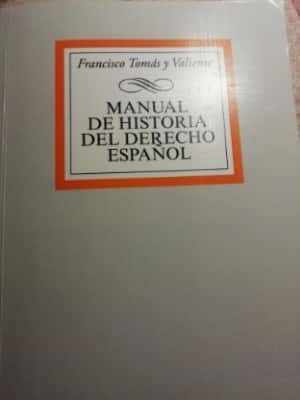 Libro de segunda mano: Manual de historia del derecho español