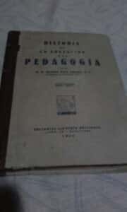 Libro de segunda mano: historia de la pefagogia.