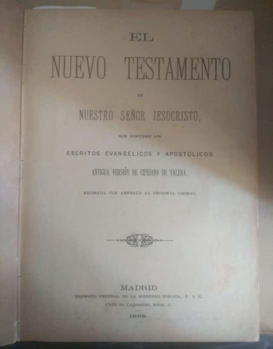 Imagen 2 del libro Biblia El Nuevo Testamento de Nuestro Señor Jesucristo