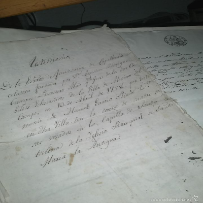 Imagen 3 del libro Manuscrito antiguo de 1815 Medina del Campo