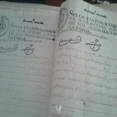 Libro de segunda mano: Manuscrito antiguo de 1815 Medina del Campo