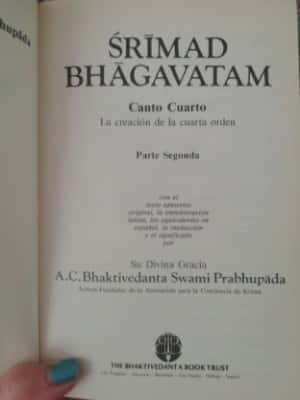 Libro de segunda mano: Bhagavatam 