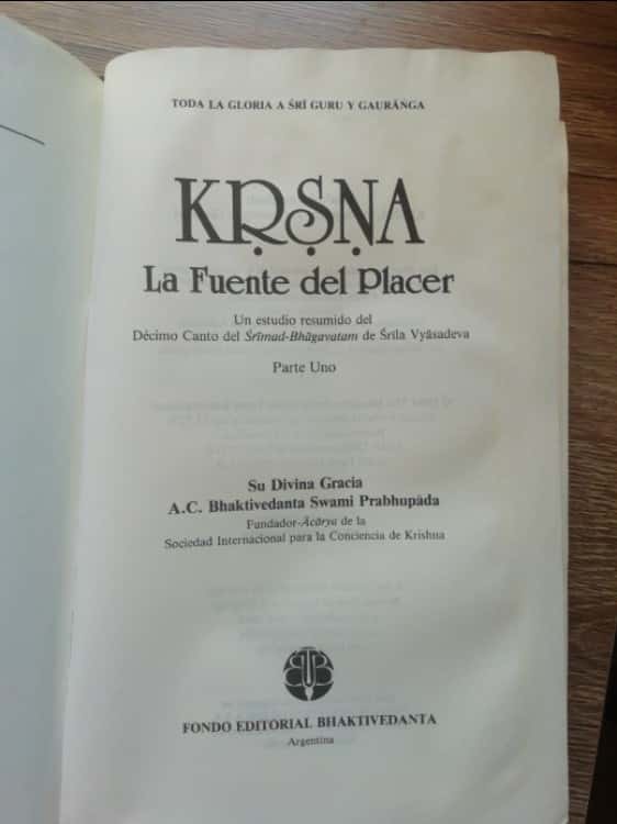 Imagen 3 del libro KRSNA la fuente de placer 