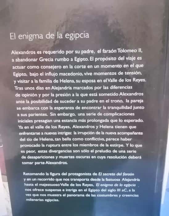 Imagen 2 del libro El enigma de la egipcia