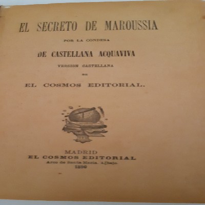 Imagen 2 del libro  EL SECRETO DE MAROUSSIA