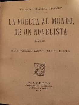 Libro de segunda mano: LA VUELTA AL MUNDO DE UN NOVELISTA. 1924