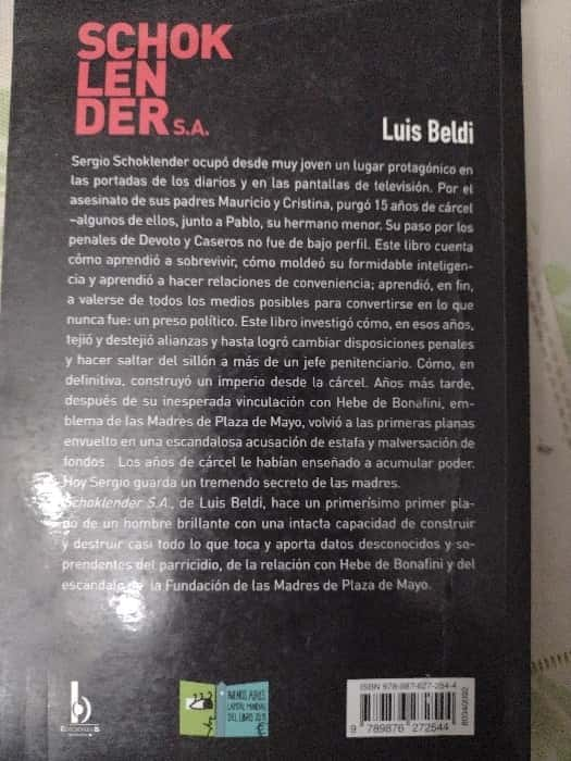 ¡Revelaciones Impactantes! Reseña de «Schoklender S.A.» de Luis Beldi