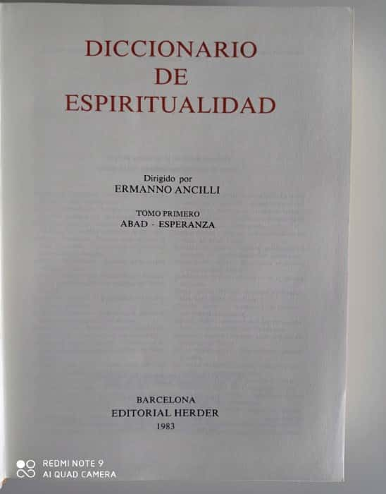 Explorando el Alma: «Diccionario de la Espiritualidad» por Ermanno Ancilli