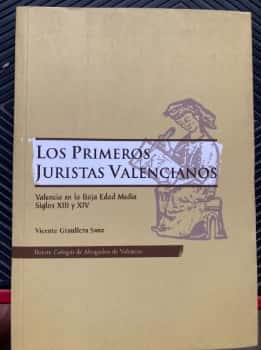 Libro de segunda mano: Los primeros juristas Valencianos