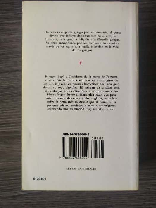 Ilíada: La Epopeya Inmortal de Homero