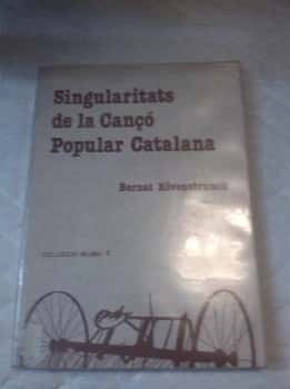 Libro de segunda mano: Singularitats de la Cançó Popular Catalana.
