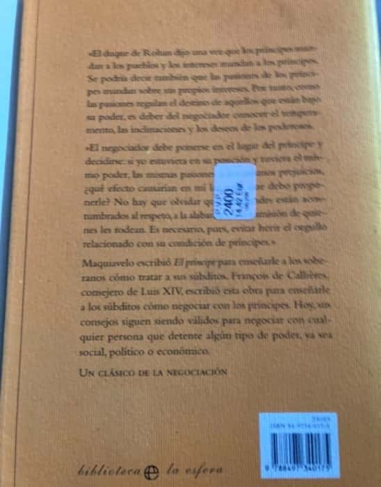 Maestría Diplomática: «Negociando Con Príncipes» de Francois Callieres