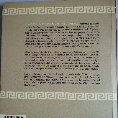 Imagen 2 del libro Bajo la égida de Ártemis : novela sobre Grecia y el espartano Brasidas