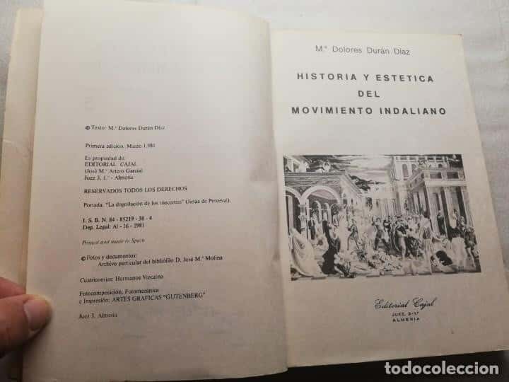 Imagen 2 del libro HISTORIA Y ESTÉTICA DEL MOVIMIENTO INDALIANO - DURAN DIAZ, Mª DOLORES PRIMERA EDICION