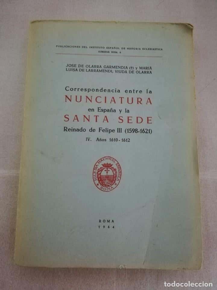 Libro de segunda mano: CORRESPONDENCIA ENTRE LA NUNCIATURA EN ESPAÑA Y LA SANTA SEDE REINADO FELIPE III 1598-1621