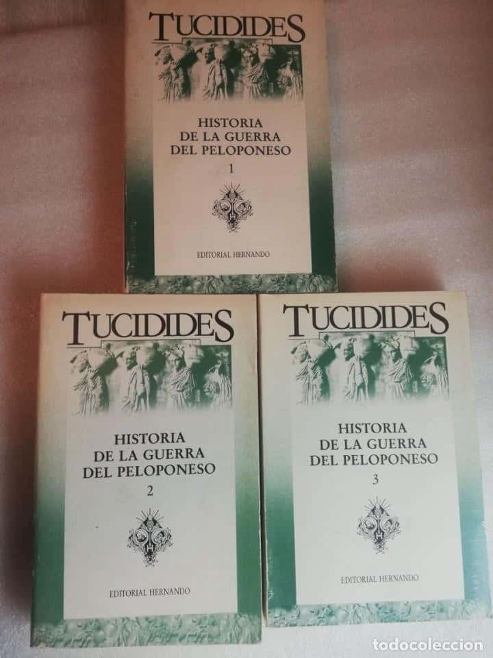 Libro de segunda mano: HISTORIA DE LA GUERRA DEL PELOPONESO - 3 TOMOS/ TUCIDIDES
