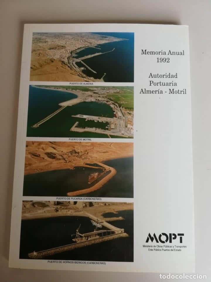 Libro de segunda mano: AUTORIDAD PORTUARIA ALMERIA MOTRIL MEMORIA ANUAL 1992