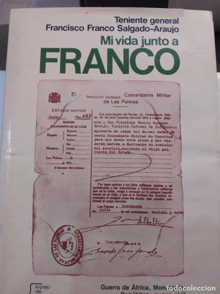 Libro de segunda mano: TENIENTE GRAL. FRANCISCO FRANCO SALGADO-ARAUJO: MI VIDA JUNTO A FRANCO