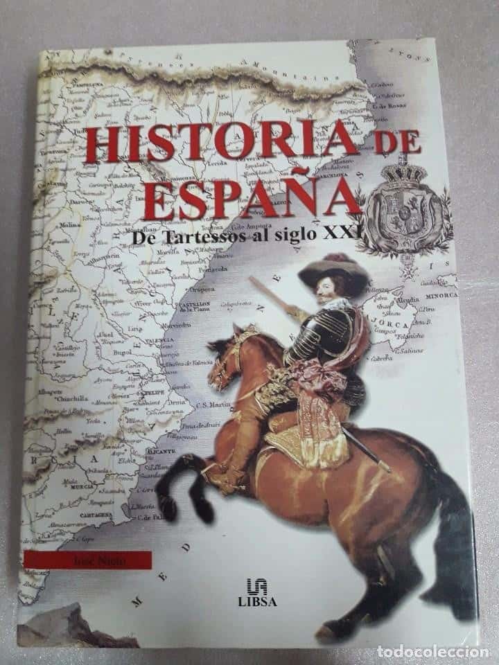Libro de segunda mano: HISTORIA DE ESPAÑA. DE TARTESSOS AL SIGLO XXI. JOSE NIETO. LIBSA, 2002. TAPA DURA. 440 PAGINAS.