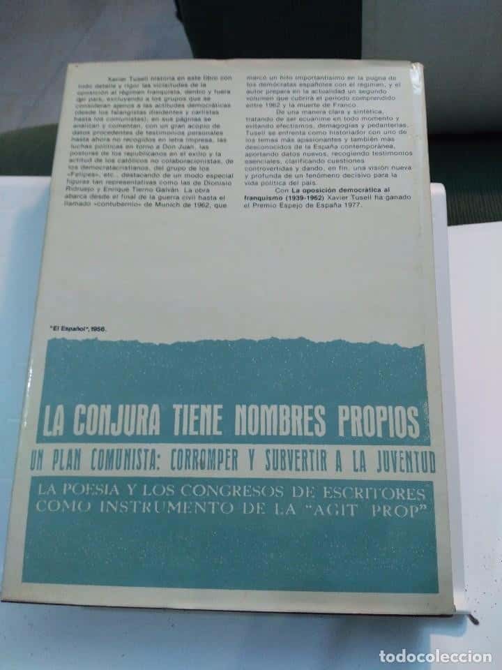 Imagen 2 del libro LA OPOSICION DEMOCRATICA AL FRANQUISMO,JAVIER TUSELL