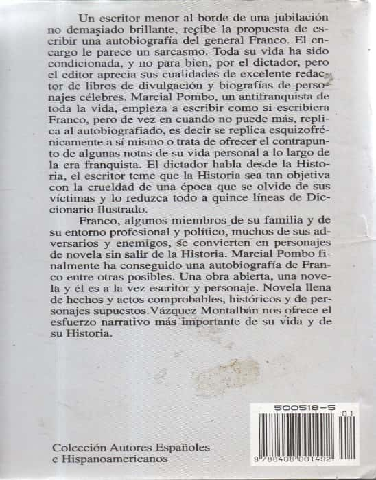 Autobiografía del General Franco: La Mirada Perspicaz de Manuel Vázquez Montalbán