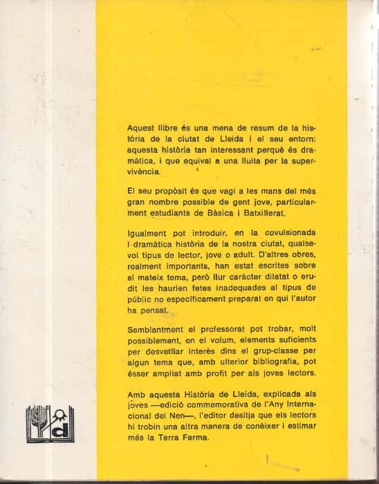 Descubre el Encanto Histórico de Lleida: Reseña de «Història de Lleida explicada als joves» por Josep Vallverdú