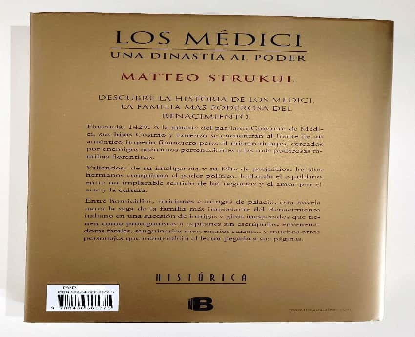 ¡Intrigas, Poder y Pasión: Los Médici, una Dinastía al Poder por Matteo Strukul!