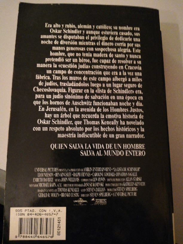 Imagen 2 del libro La lista de Schindler
