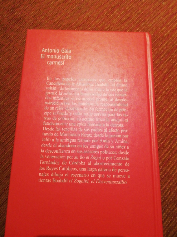 Imagen 2 del libro El manuscrito carmesí 