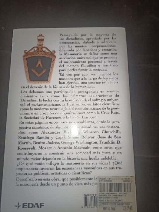 Descubre el Legado de los Masones: «Masones que Cambiaron la Historia» de Gustavo Vidal Manzanares