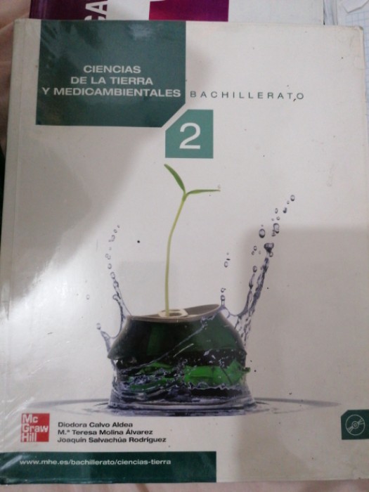 Libro de segunda mano: Ciencias de la tierra y medioambientales. 2o. Bachillerato