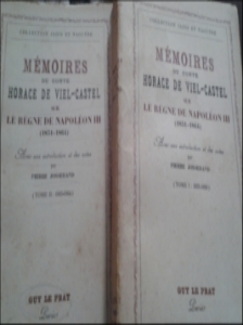Libro de segunda mano: Memoires du comte horace de viel castel sur leregne de napoleon lll