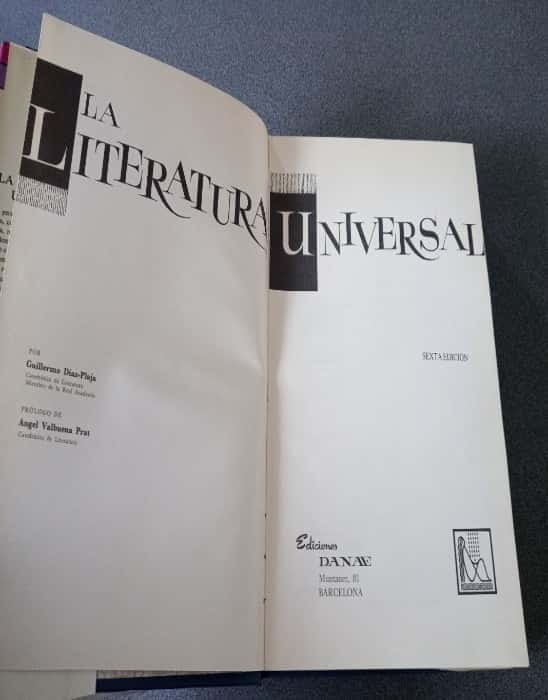 La Literatura universal