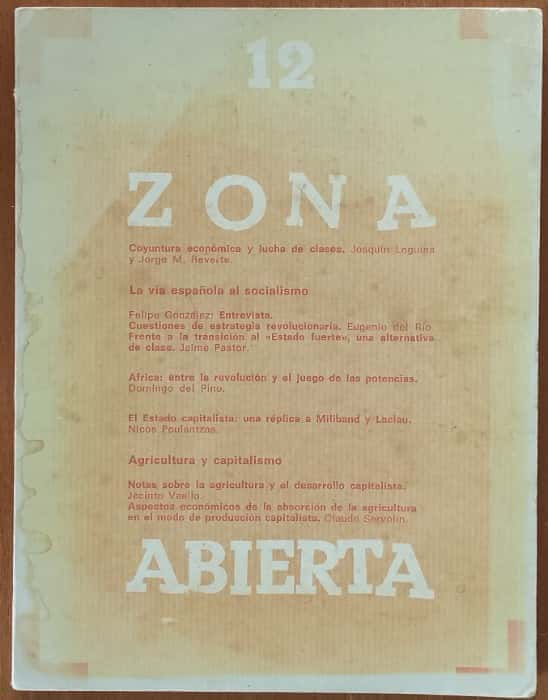 Zona abierta no. 12