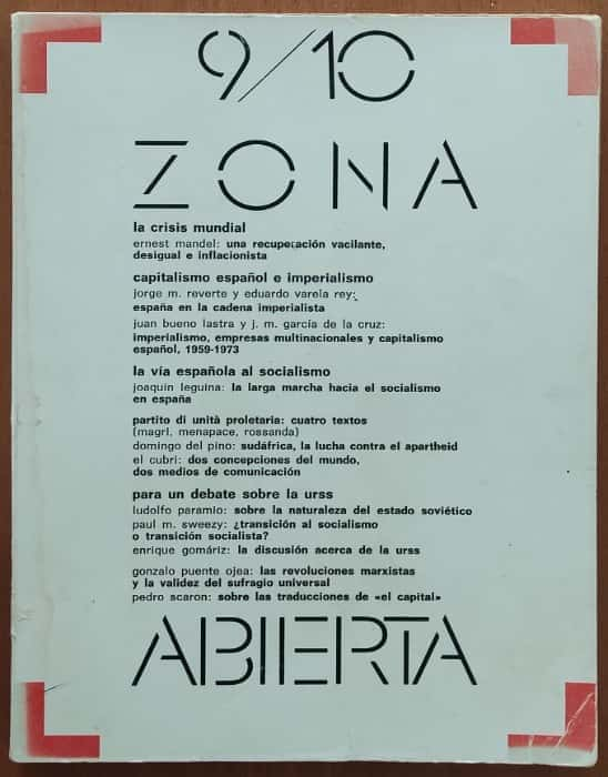 Zona abierta no. 910