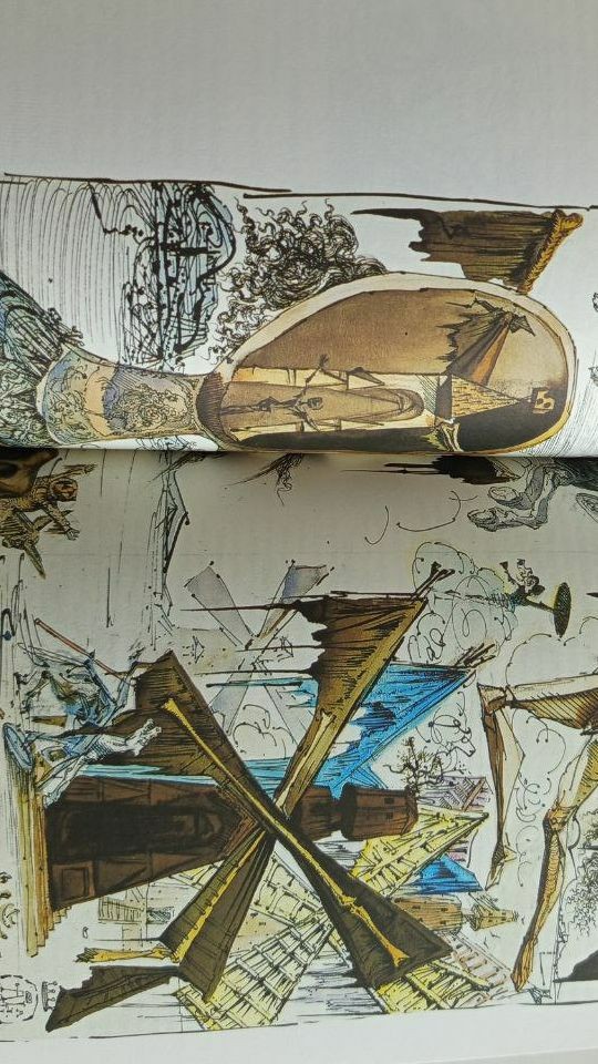 Don Quijote de la Mancha de editorial planeta ilustrado por Salvador Dalí – «El Sueño que Cambió la Literatura: ‘Don Quijote’ del Desierto Surreal»