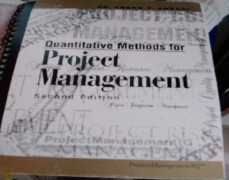 Libro de segunda mano: Quantitative methods for Project Management