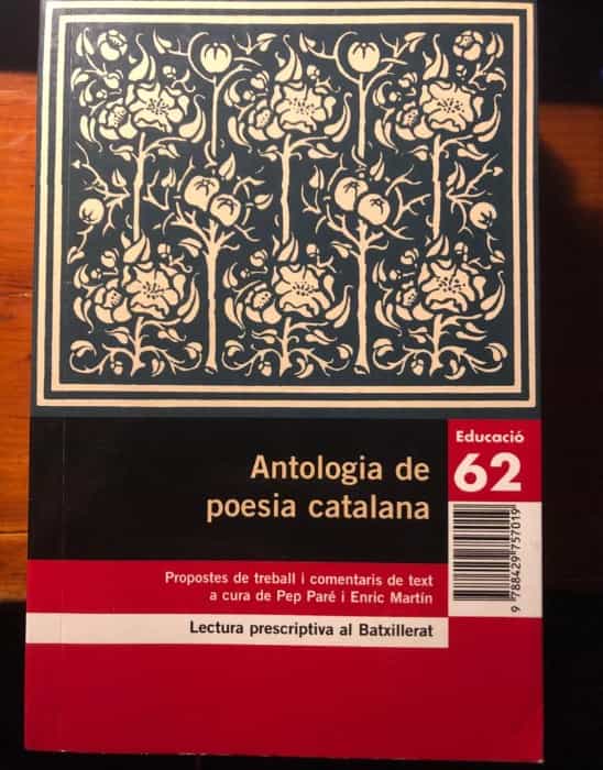 Libro de segunda mano: Antologia de poesia catalana