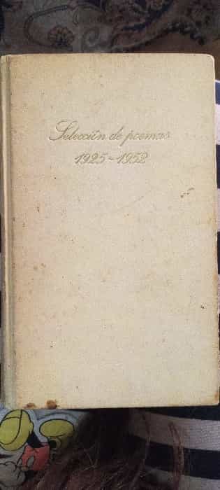 Libro de segunda mano: Selección de poemas 1925-1952