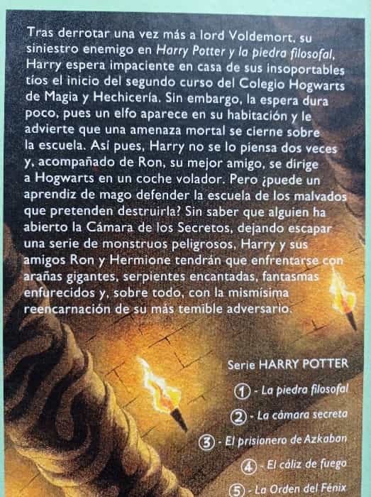 Imagen 2 del libro Harry Potter y la cámara secreta