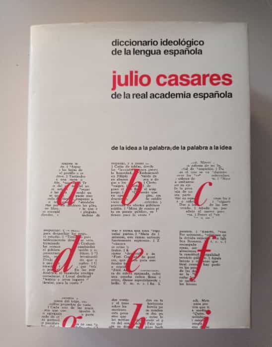 Libro de segunda mano: Diccionario ideológico de la lengua espanola