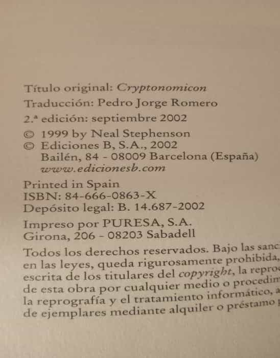 Descubre el fascinante mundo de ‘Criptonomicón III. El Código Aretusa’ de Neal Stephenson.