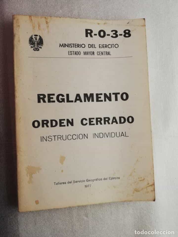 Libro de segunda mano: EJERCITO ESPAÑOL - REGLAMENTO INSTRUCCIÓN INDIVIDUAL RO38