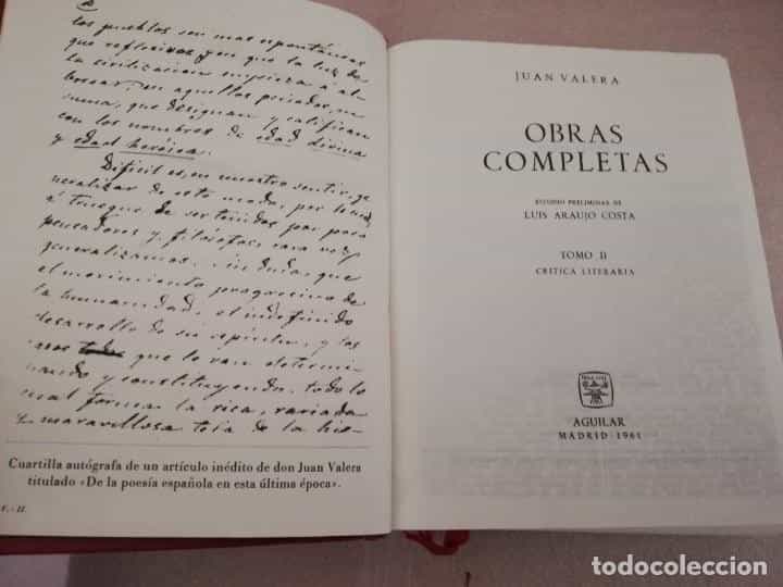 Imagen 2 del libro JUAN VARELA OBRAS COMPLETAS TOMO II -EDITOR. AGUILAR 1961